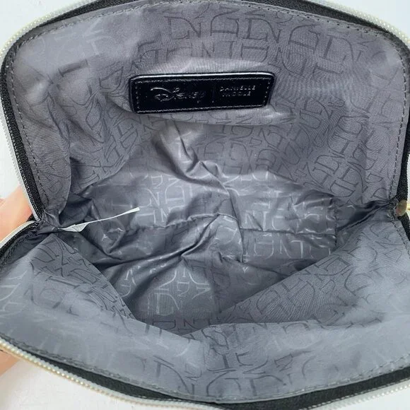 Danielle Nicole Black Glitter Cosmetic Pouch | Disney Gus & Cat - Picture 7 of 11